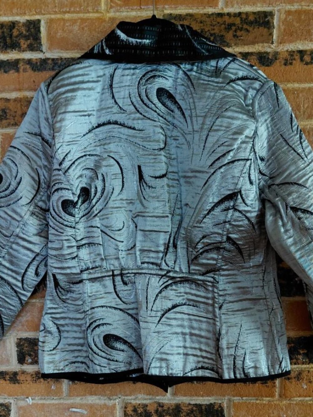 I-Reversibles Abstract Design Reversible Jacket - Picture 3 of 6
